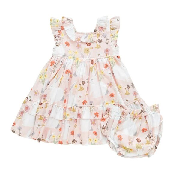 Pink Chicken Other - Pink Chicken Baby Girls Judith Dress Set - Rabbit Garden